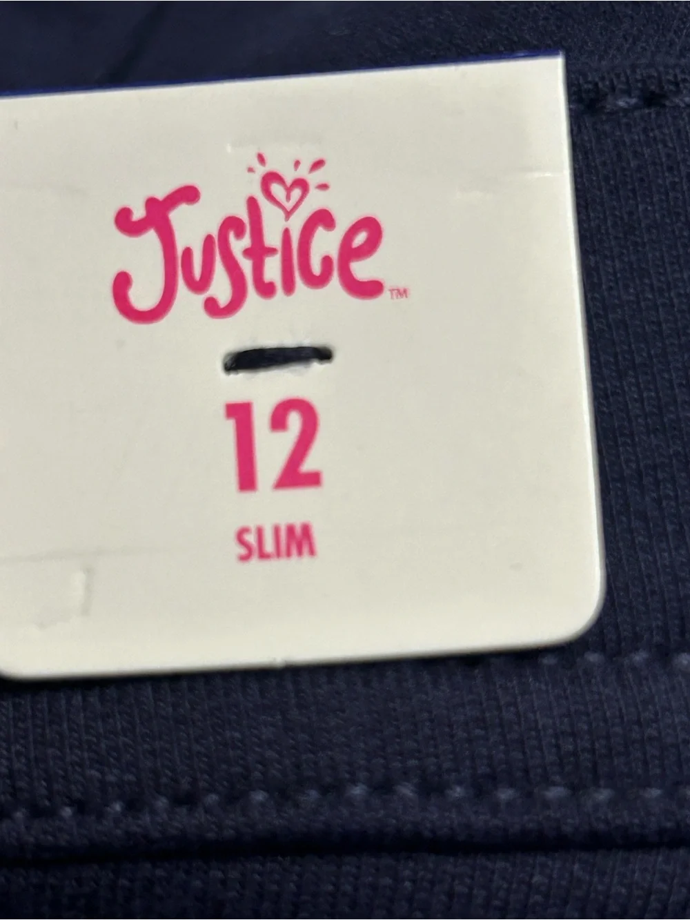 NWT-Justice Navy Girls' Leggings